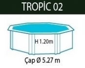 Tropic 02 Ahşap Havuz