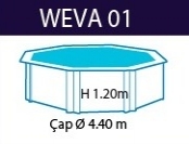 Weva 01 Ahşap Havuz
